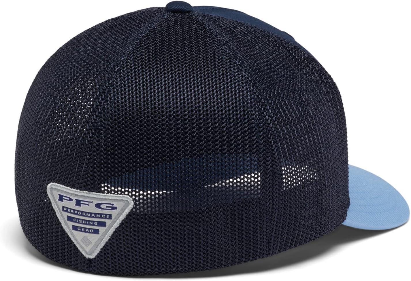 imageColumbia Unisex Adult PFG Logo Mesh Ball CapColl NavyAgate BlueMid Atlantic Flag