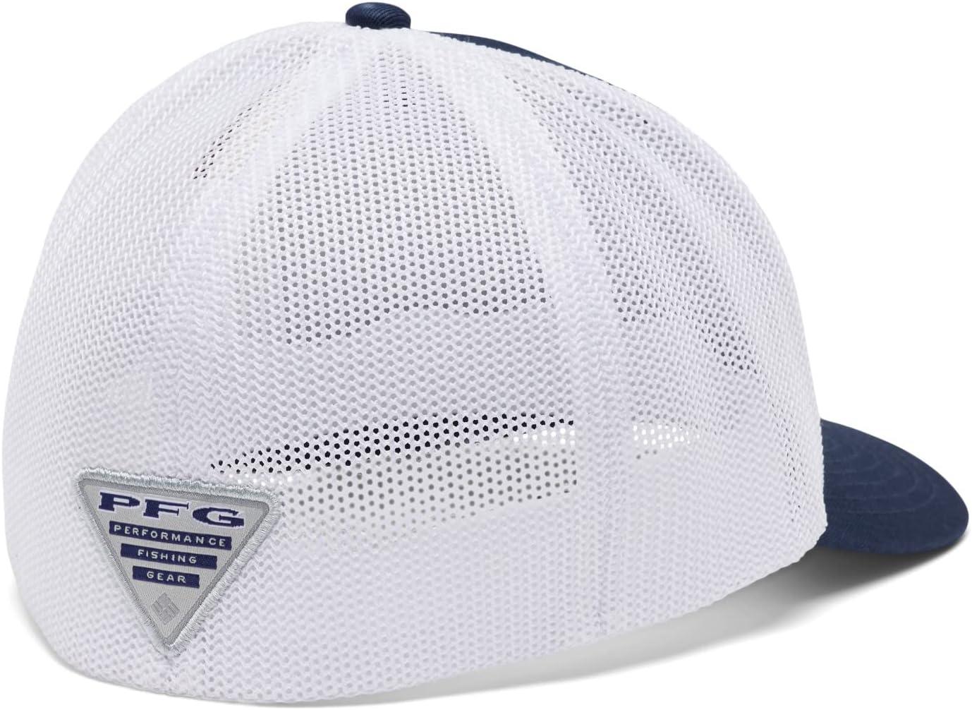 imageColumbia Unisex Adult PFG Logo Mesh Ball CapCompass BlueCarbon