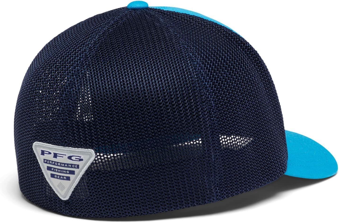 imageColumbia Unisex Adult PFG Logo Mesh Ball CapCompass BlueOffshore Slam Flag