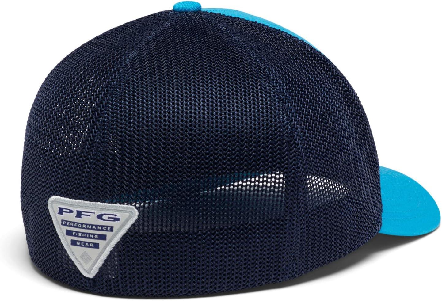 imageColumbia Unisex Adult PFG Logo Mesh Ball CapCompass BlueOffshore Slam Flag