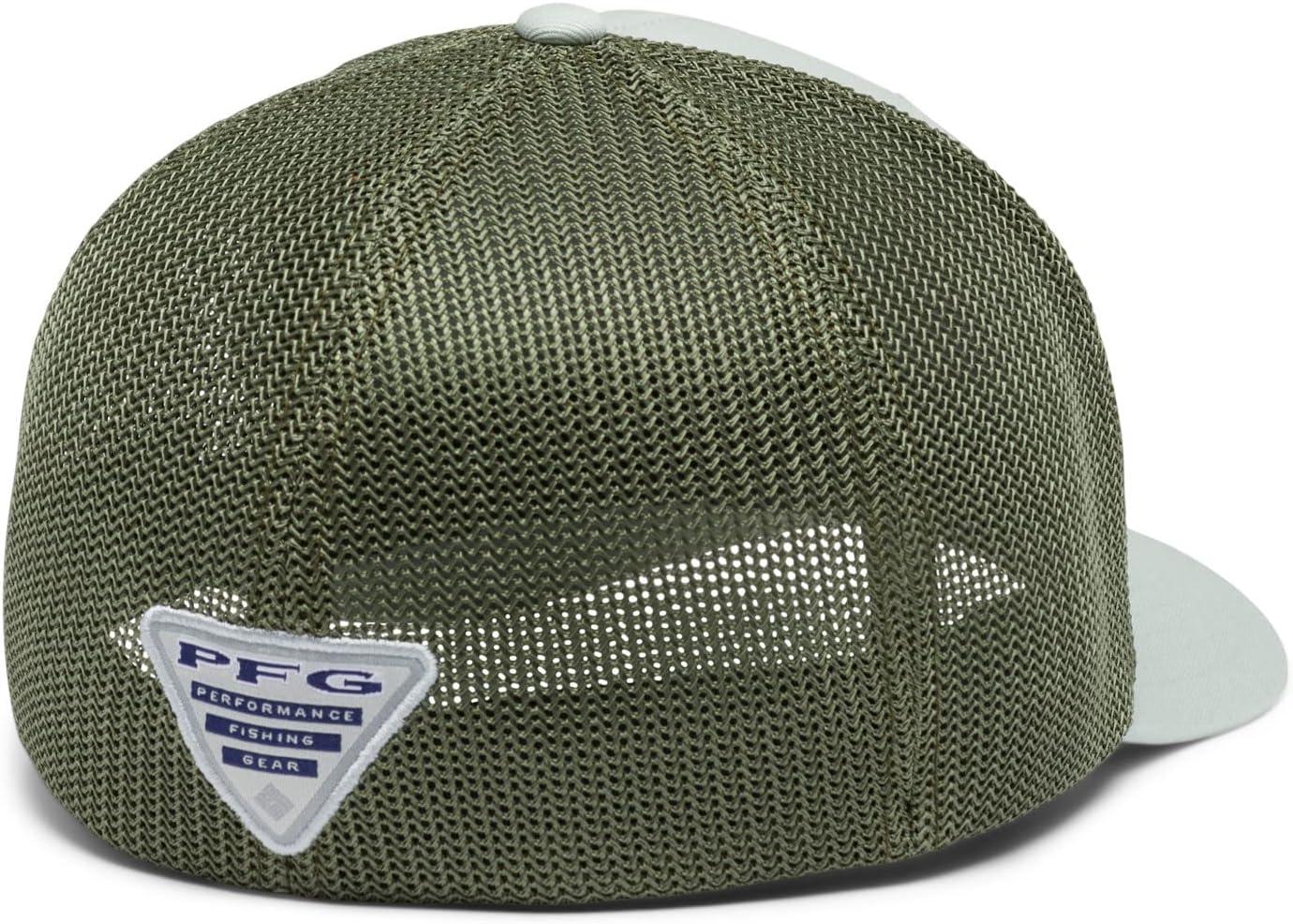 imageColumbia Unisex Adult PFG Logo Mesh Ball CapCool GreenMosstoneUs Fish Flag