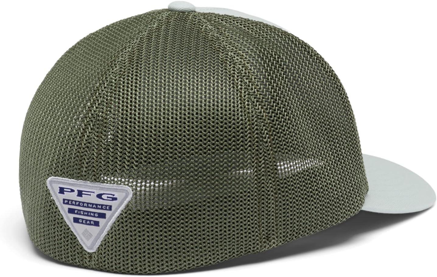 imageColumbia Unisex Adult PFG Logo Mesh Ball CapCool GreenMosstoneUs Fish Flag