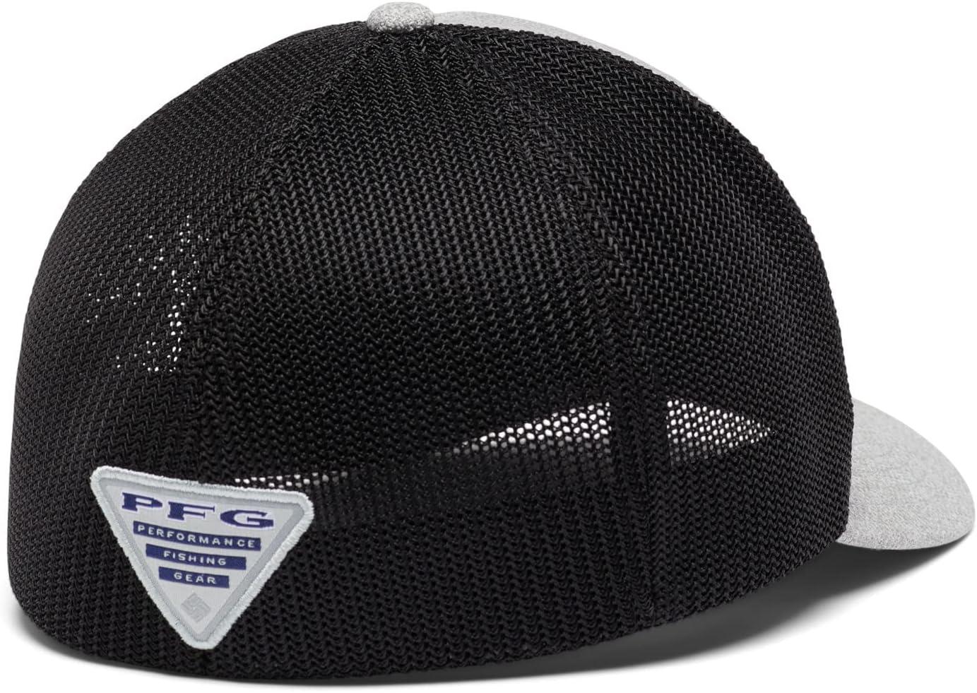 imageColumbia Unisex Adult PFG Logo Mesh Ball CapCool Grey HeatherBlack
