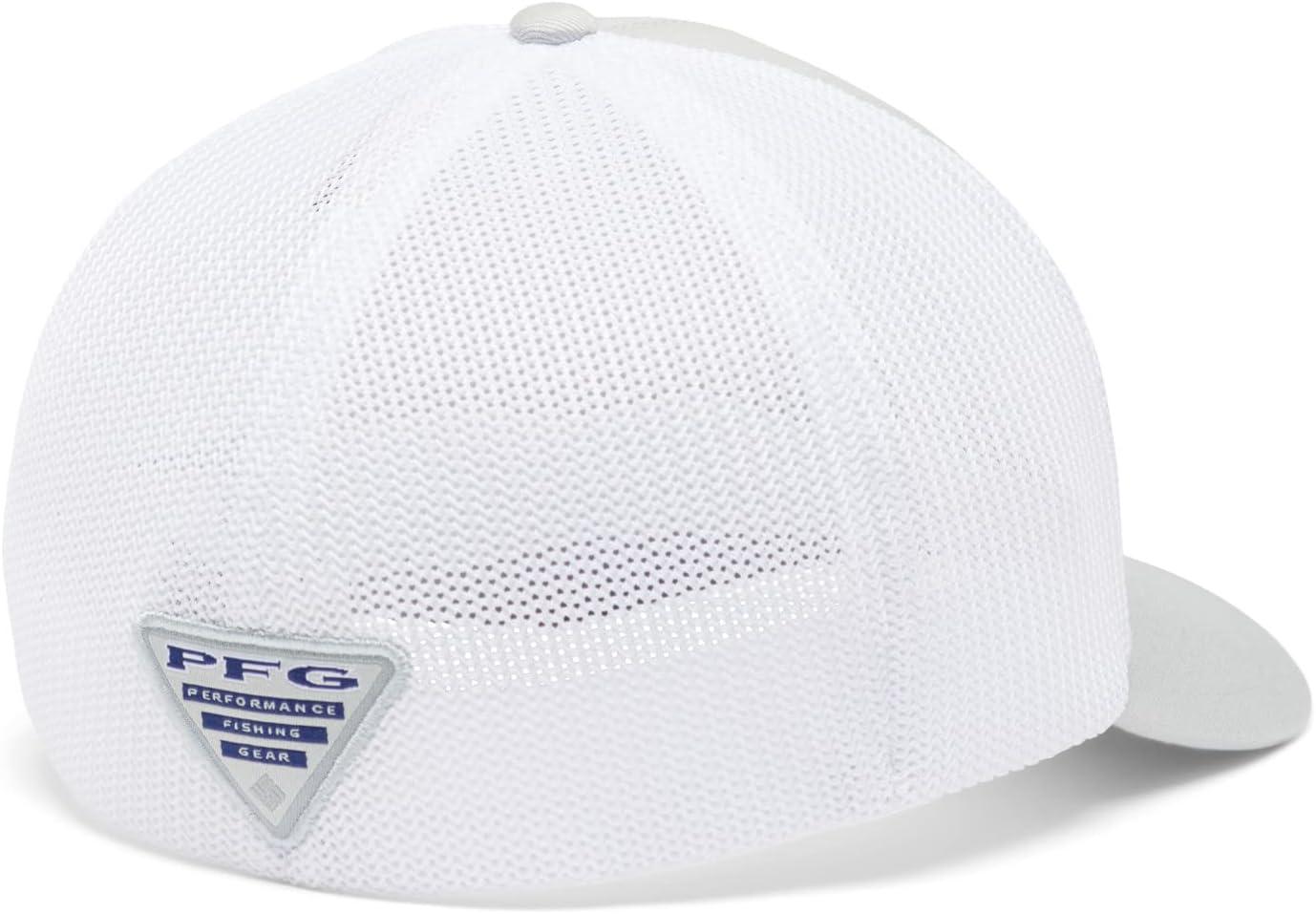 imageColumbia Unisex Adult PFG Logo Mesh Ball CapCool GreyWhiteMexico Fish Flag
