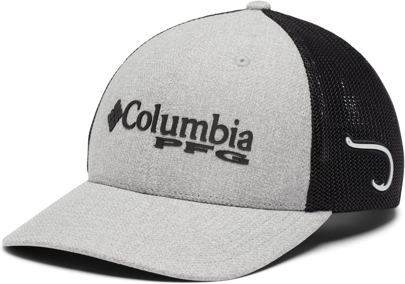 imageColumbia Unisex Adult PFG Logo Mesh Ball CapCrushed BlueCool GreyBass Graphic