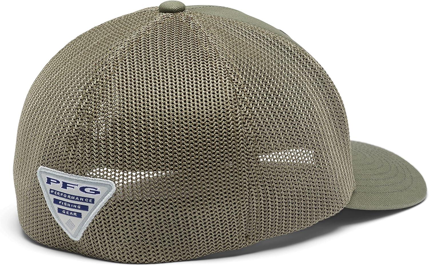 imageColumbia Unisex Adult PFG Logo Mesh Ball CapCypressBass Flag