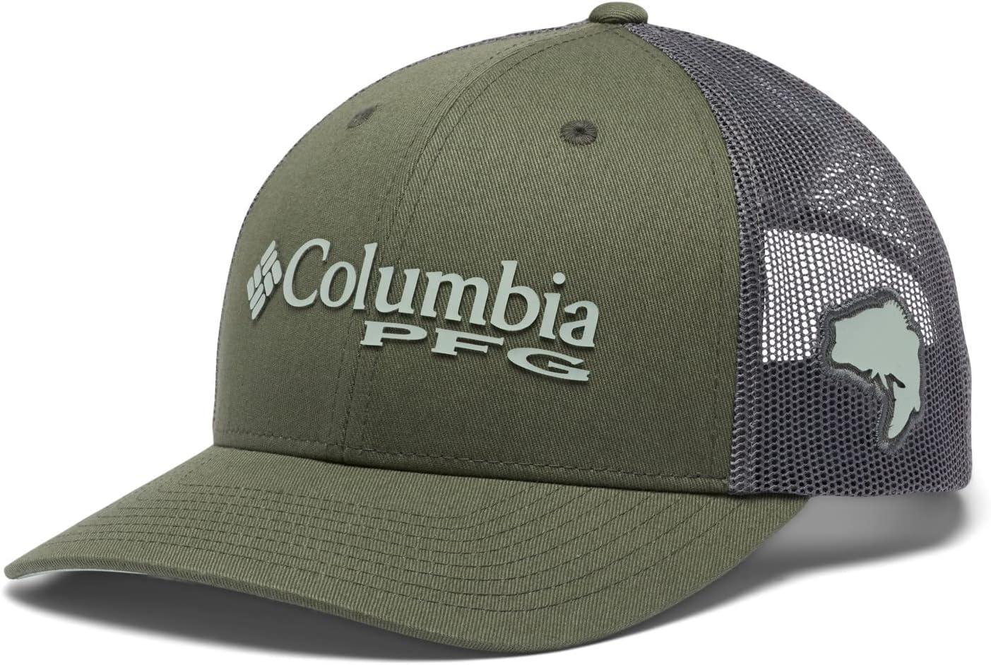 imageColumbia Unisex Adult PFG Logo Mesh Ball CapCypressCool GreenBass