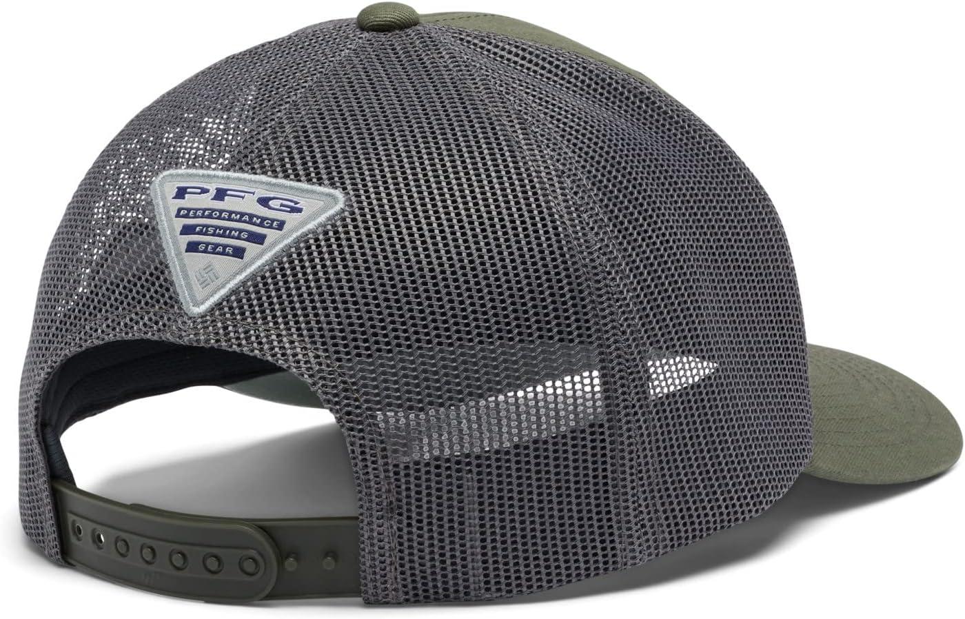 imageColumbia Unisex Adult PFG Logo Mesh Ball CapCypressCool GreenBass