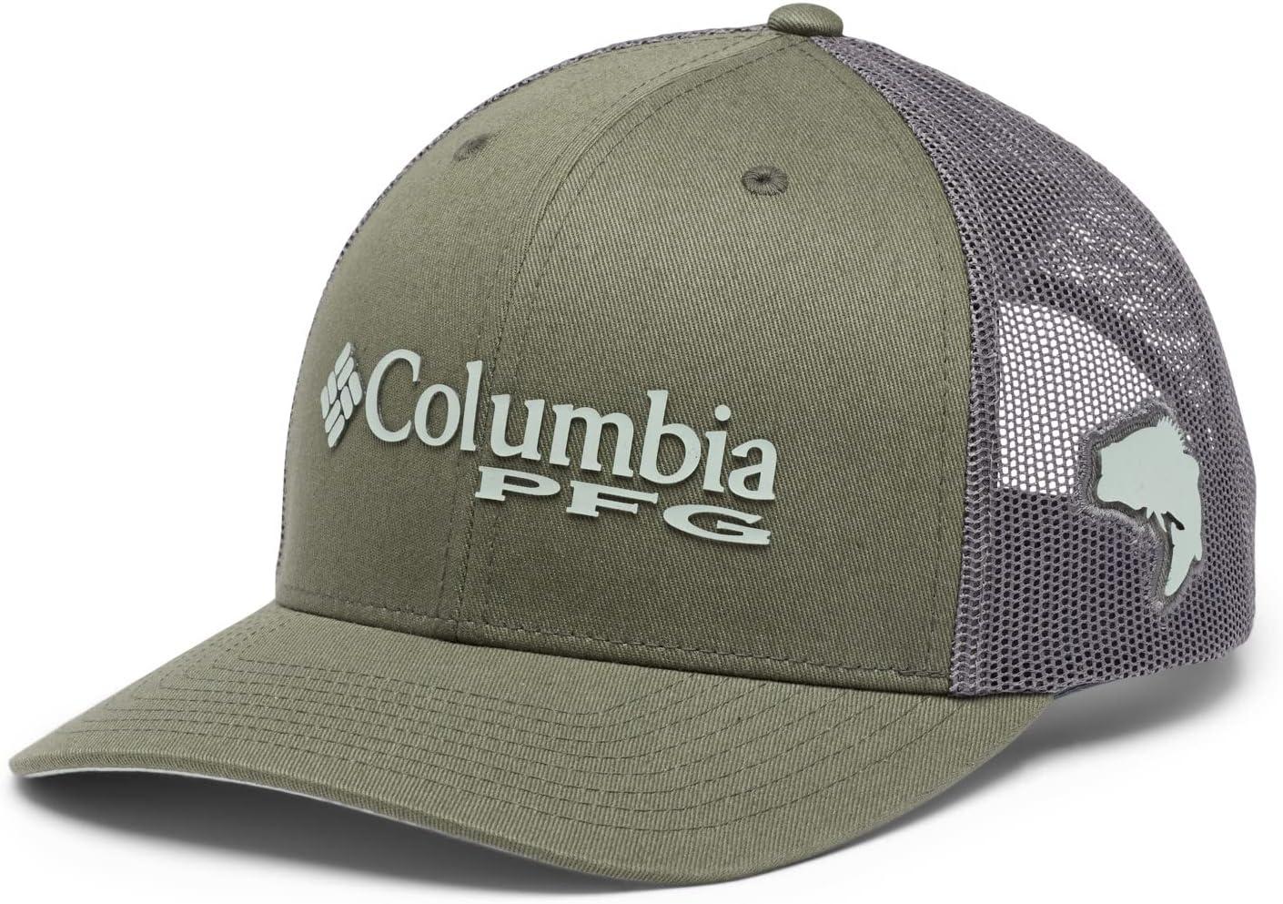 imageColumbia Unisex Adult PFG Logo Mesh Ball CapCypressCool GreenBass
