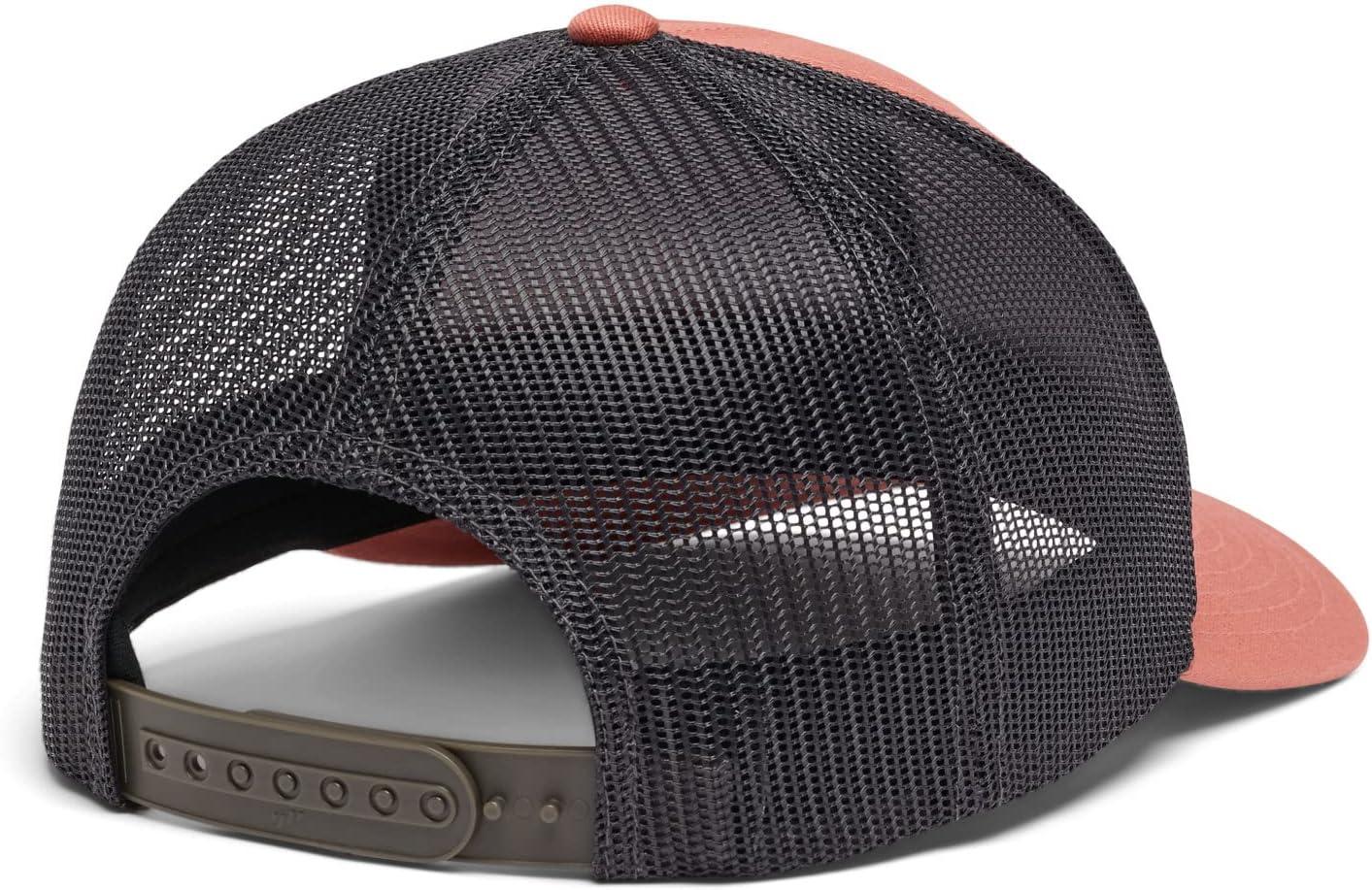 imageColumbia Unisex Adult PFG Logo Mesh Ball CapDark CoralShark Peak2river
