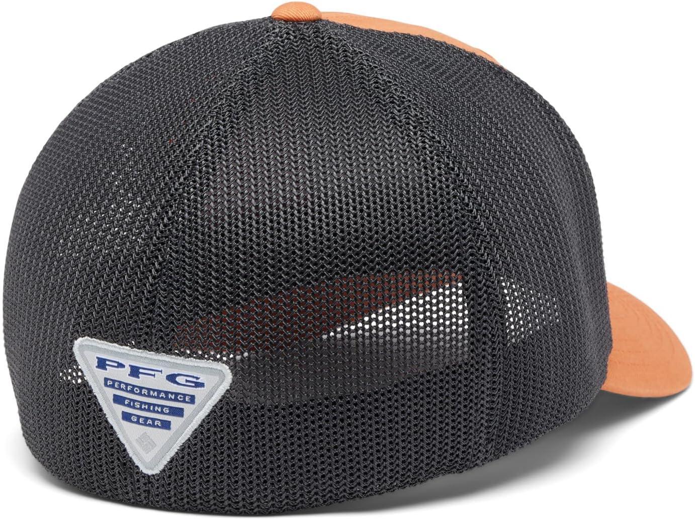 imageColumbia Unisex Adult PFG Logo Mesh Ball CapDusty OrangeSharkUs Fish Flag