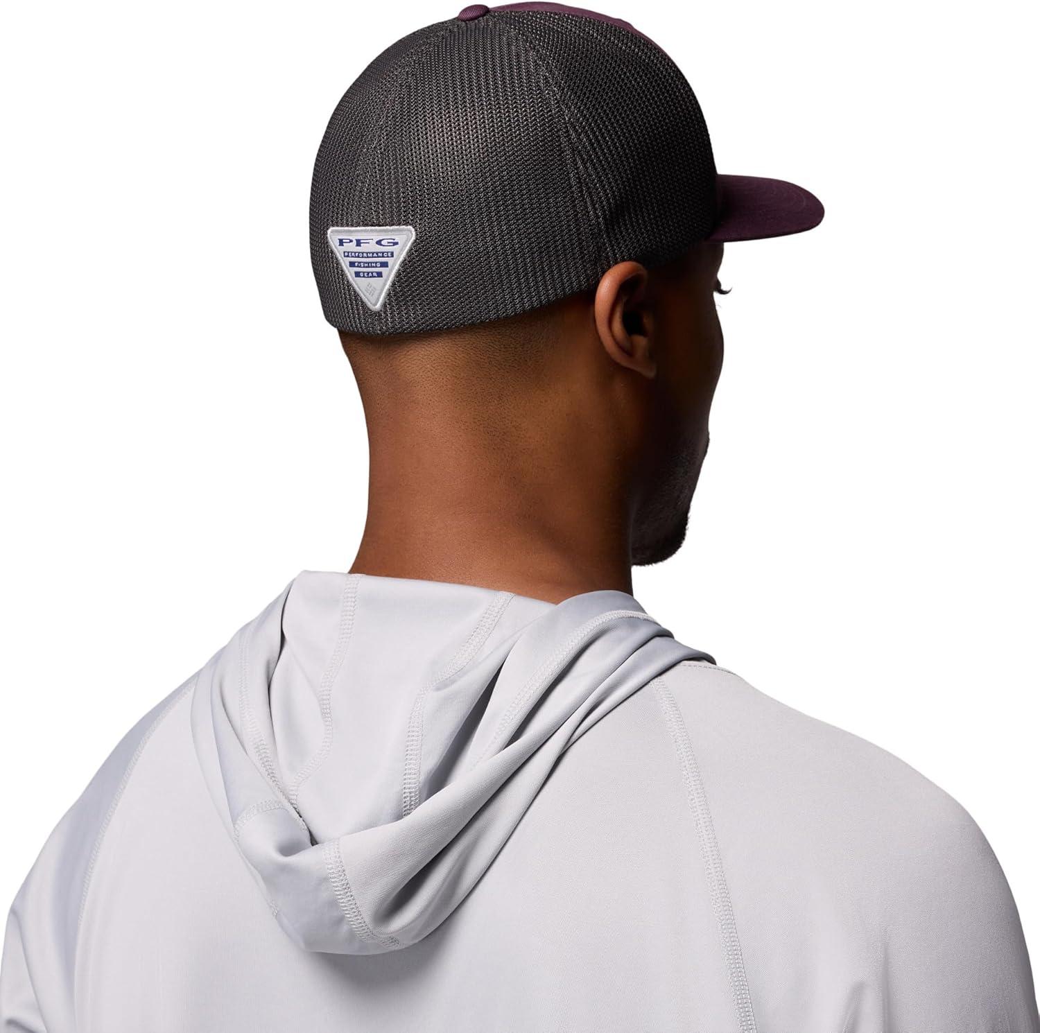 imageColumbia Unisex Adult PFG Logo Mesh Ball CapDusty Purple