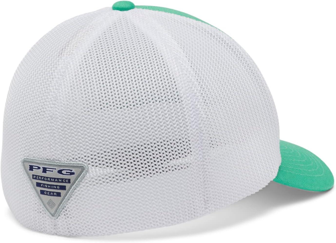 imageColumbia Unisex Adult PFG Logo Mesh Ball CapElectric TurquoiseCool GreyHook
