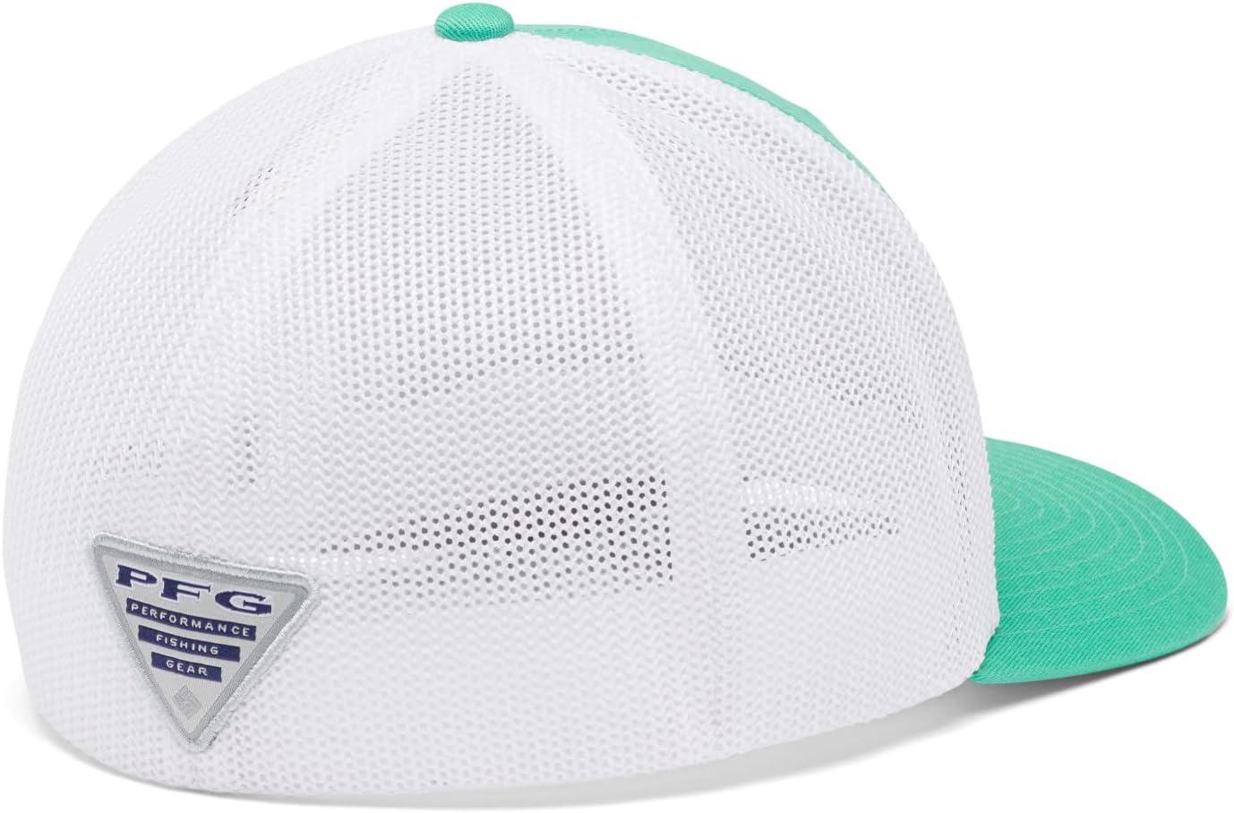 imageColumbia Unisex Adult PFG Logo Mesh Ball CapElectric TurquoiseWhiteCool Grey