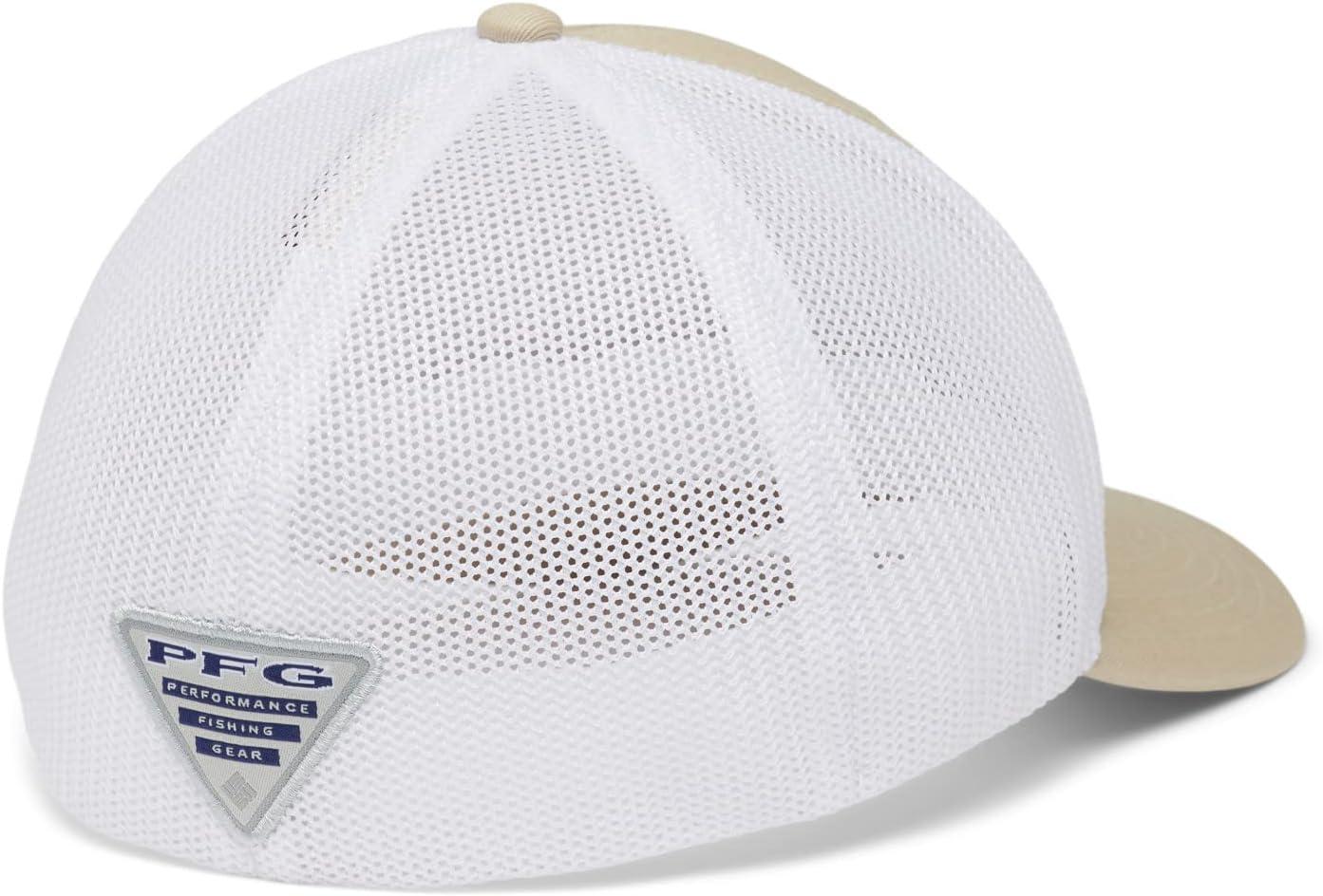 imageColumbia Unisex Adult PFG Logo Mesh Ball CapFossilGrillWhiteBass
