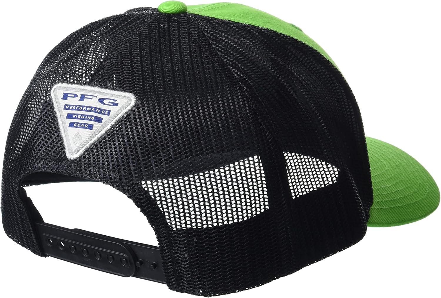imageColumbia Unisex Adult PFG Logo Mesh Ball CapGreen MambaBlack