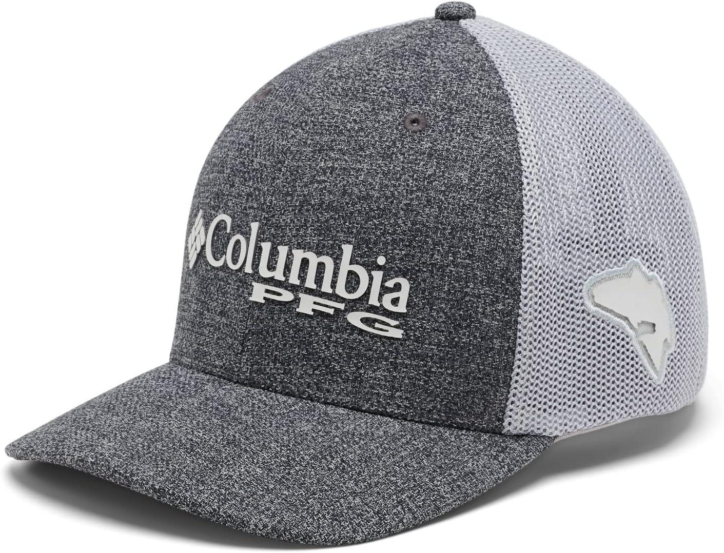imageColumbia Unisex Adult PFG Logo Mesh Ball CapGrill HeatherCool Grey