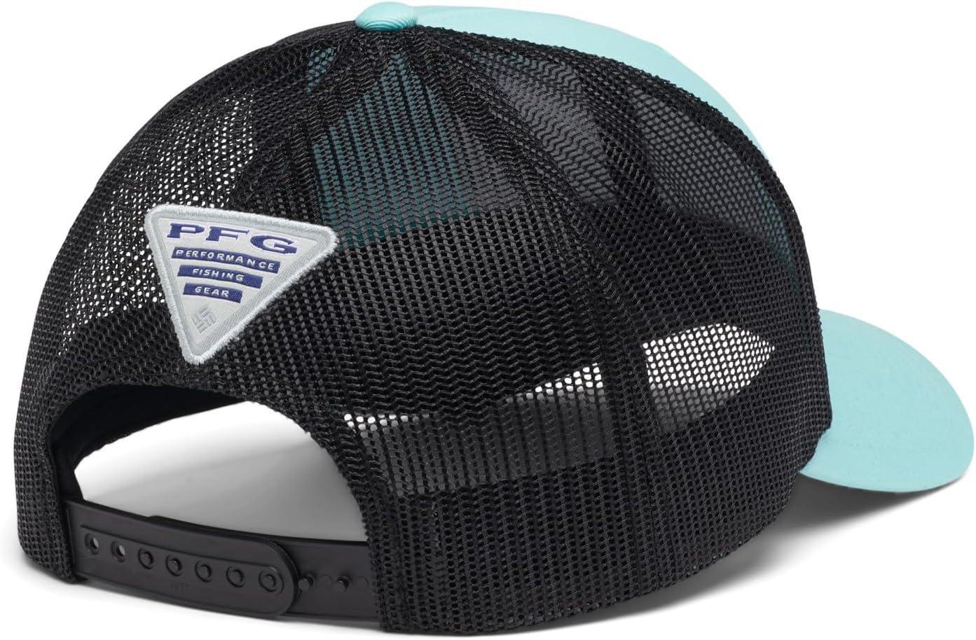 imageColumbia Unisex Adult PFG Logo Mesh Ball CapGulf Stream Black