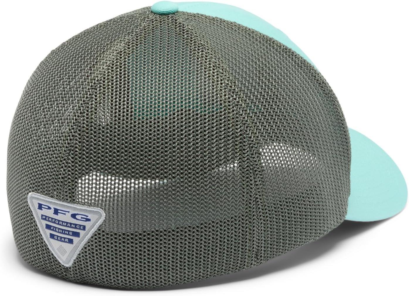 imageColumbia Unisex Adult PFG Logo Mesh Ball CapGulf StreamCypressUs Fish Flag