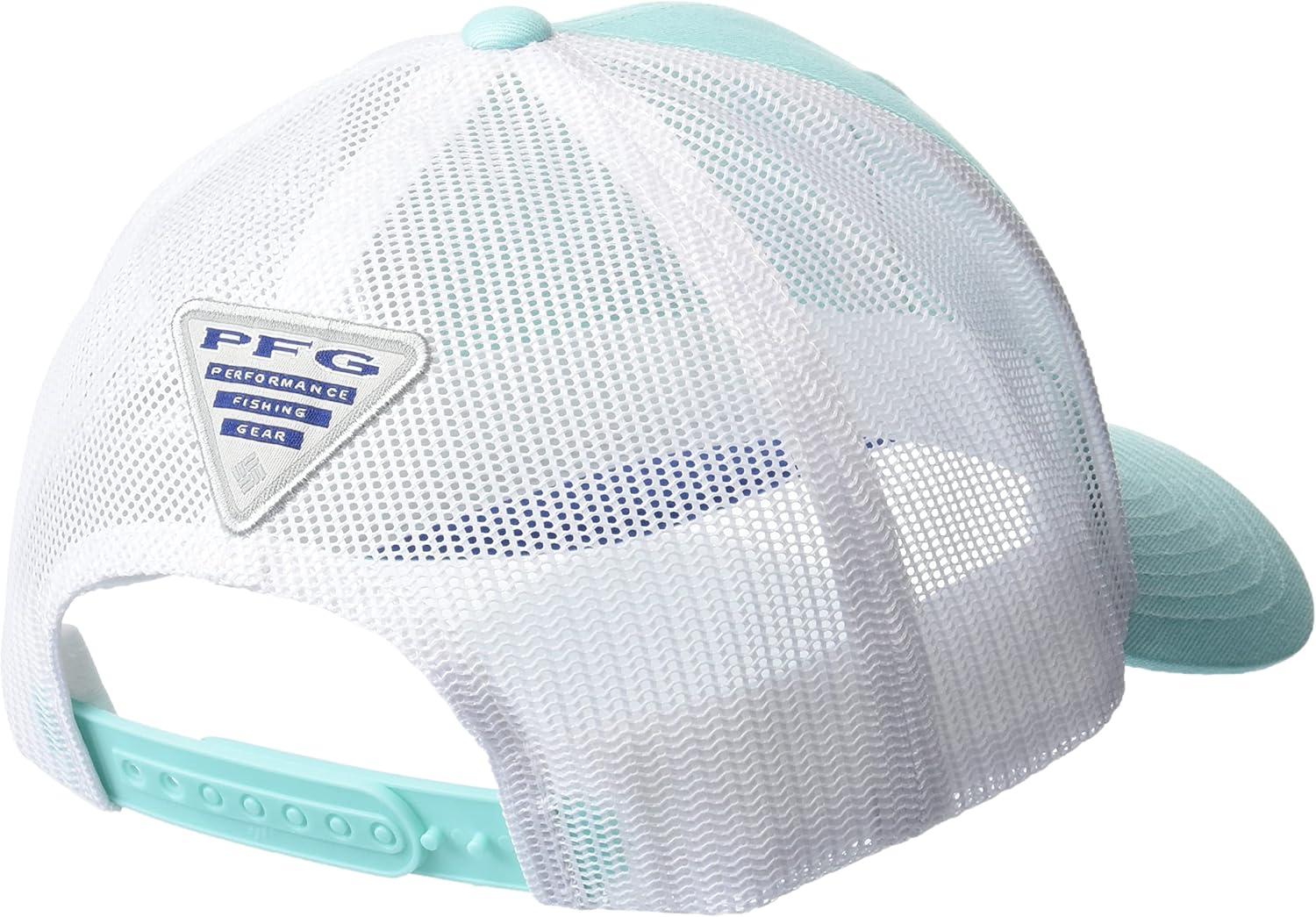 imageColumbia Unisex Adult PFG Logo Mesh Ball CapGulf StreamVivid Blue