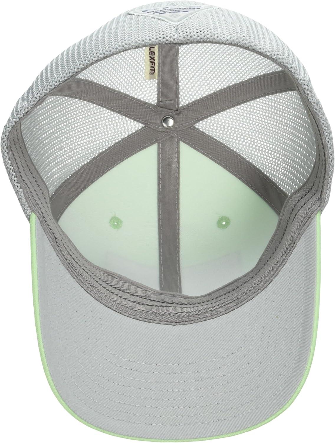 imageColumbia Unisex Adult PFG Logo Mesh Ball CapKey WestCool GreyUs Fish Flag
