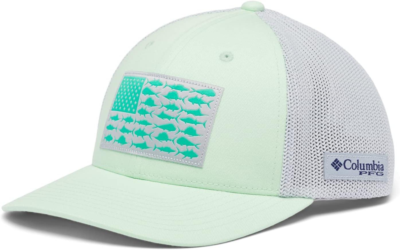 imageColumbia Unisex Adult PFG Logo Mesh Ball CapKey WestOffshore Slam Flag