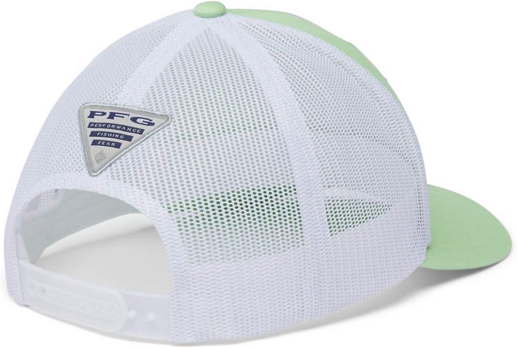 imageColumbia Unisex Adult PFG Logo Mesh Ball CapKey WestWhiteFish Flag