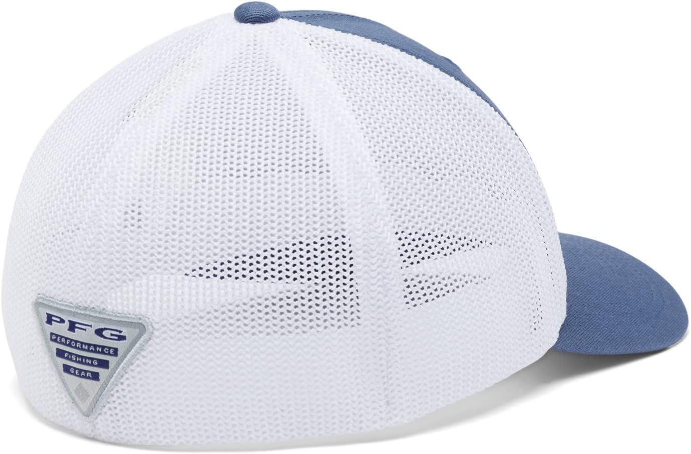 imageColumbia Unisex Adult PFG Logo Mesh Ball CapNight TideWhite