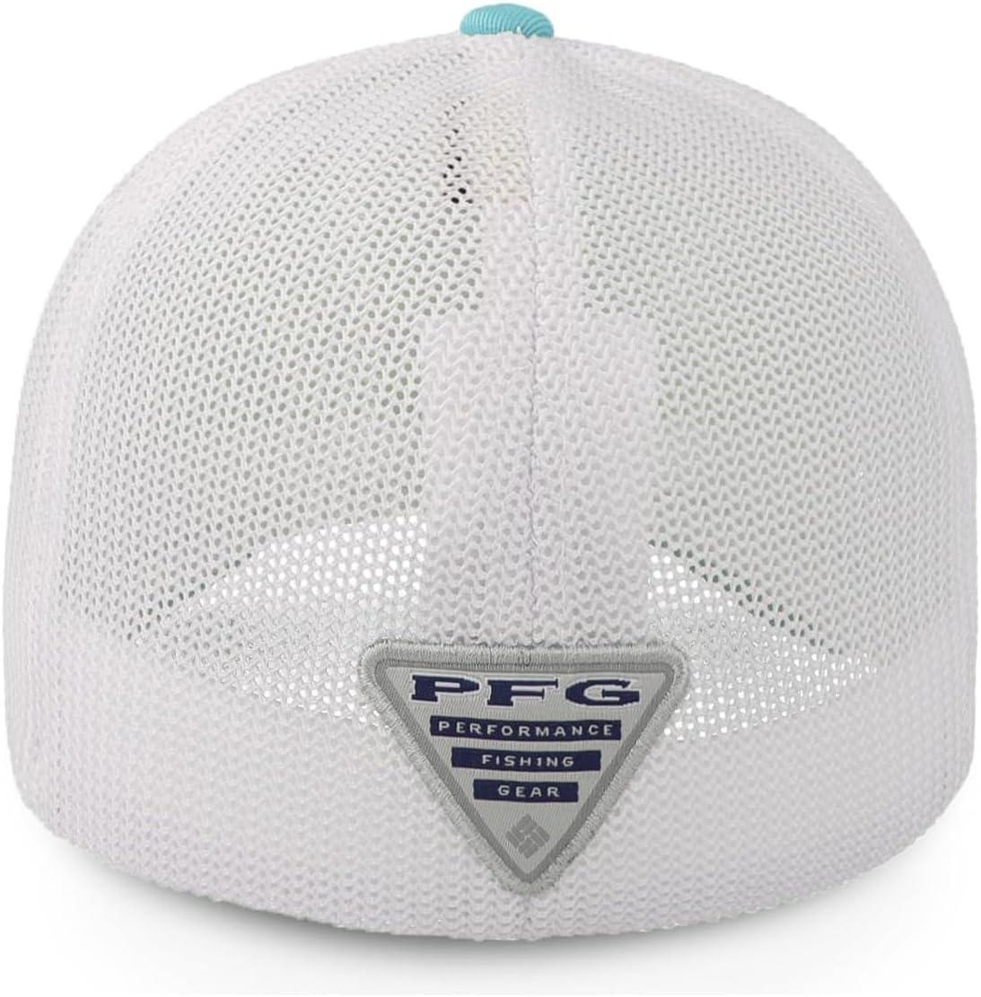 imageColumbia Unisex Adult PFG Logo Mesh Ball CapOcean TealCorange
