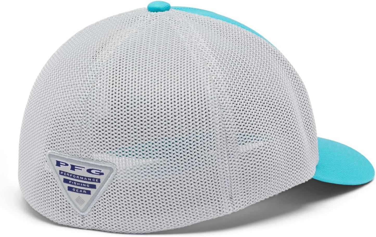 imageColumbia Unisex Adult PFG Logo Mesh Ball CapOcean TealInshore Slam Flag