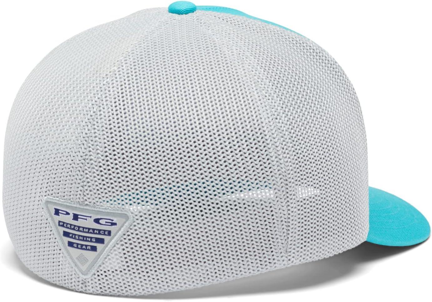 imageColumbia Unisex Adult PFG Logo Mesh Ball CapOcean TealInshore Slam Flag