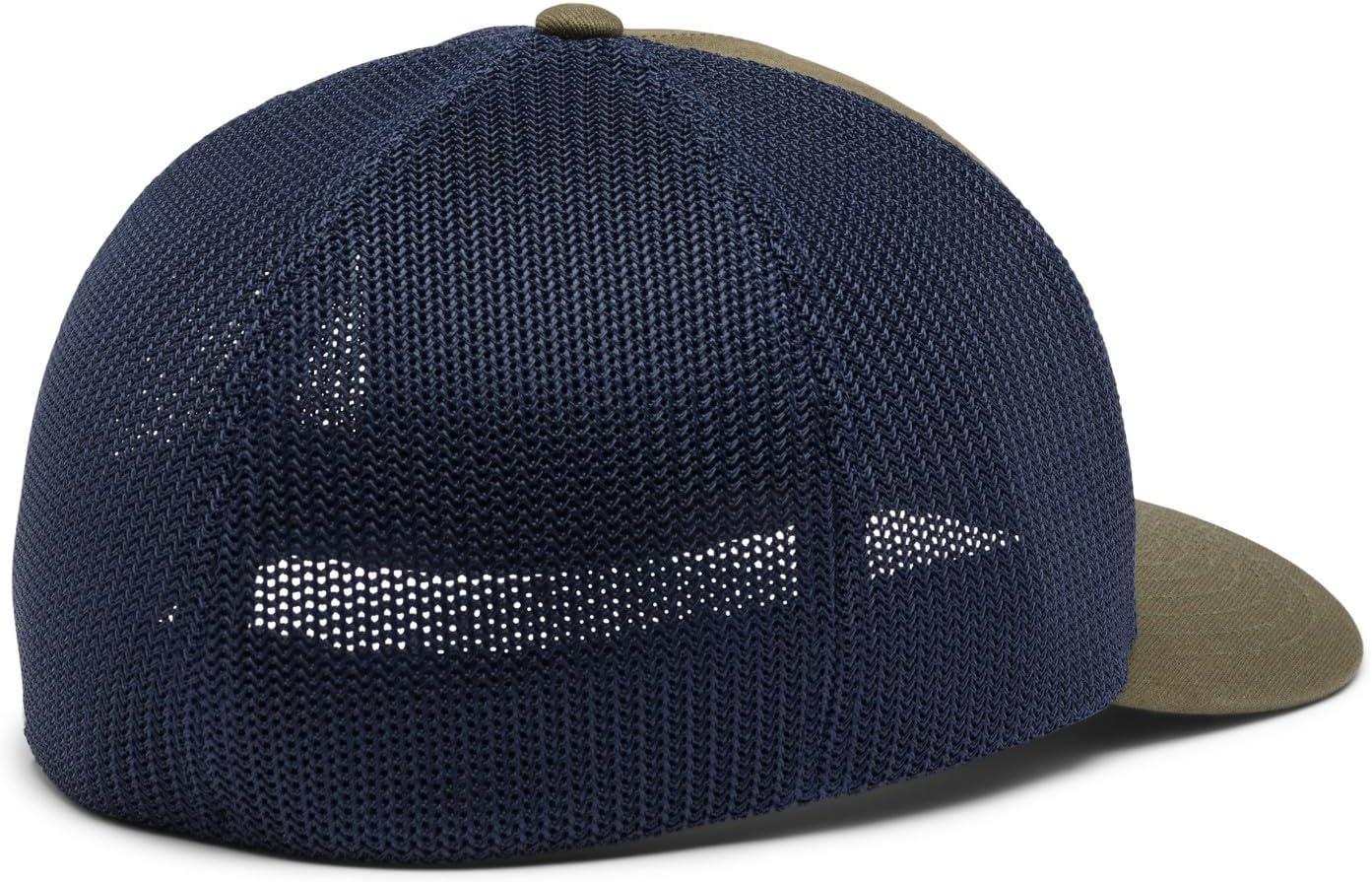 imageColumbia Unisex Adult PFG Logo Mesh Ball CapOlive GreenCollegiate Navy