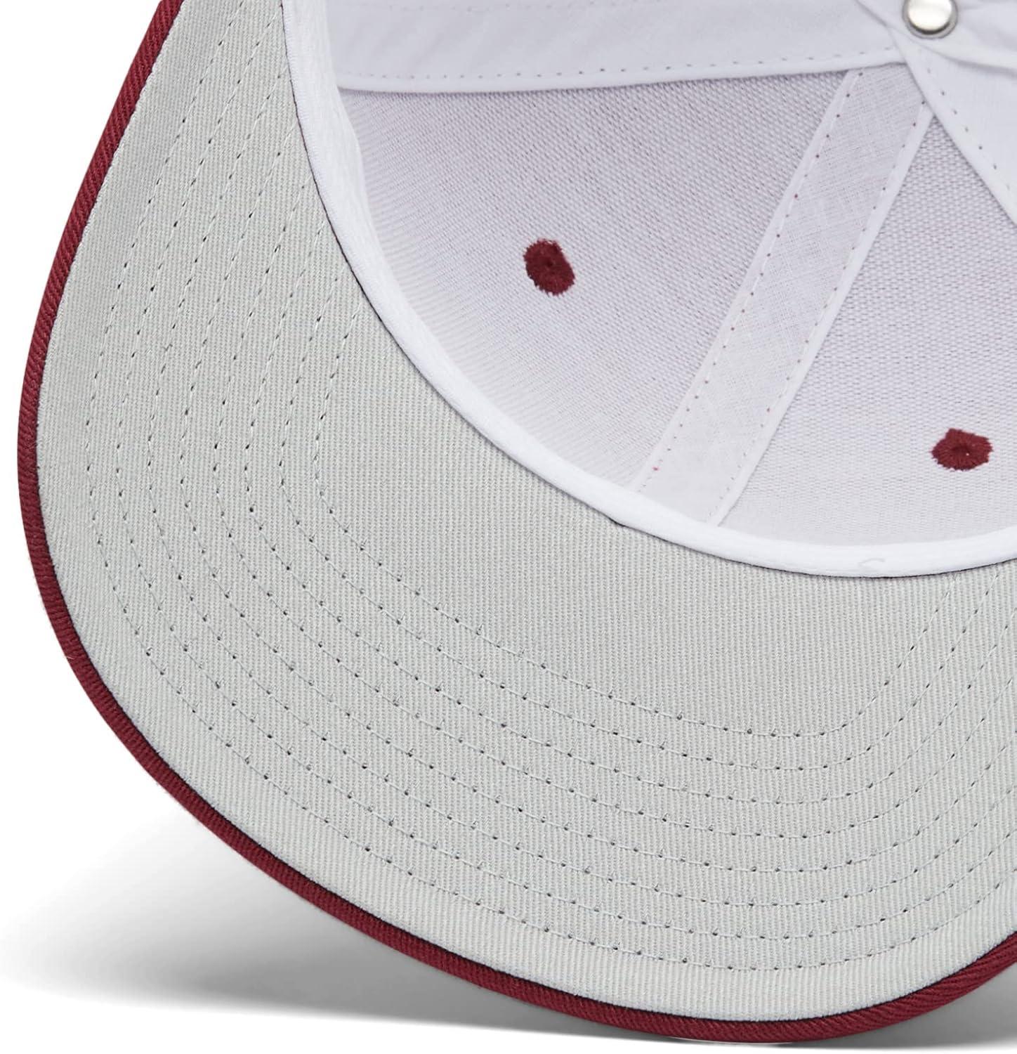 imageColumbia Unisex Adult PFG Logo Mesh Ball CapRed JasperCool GreyRedfish