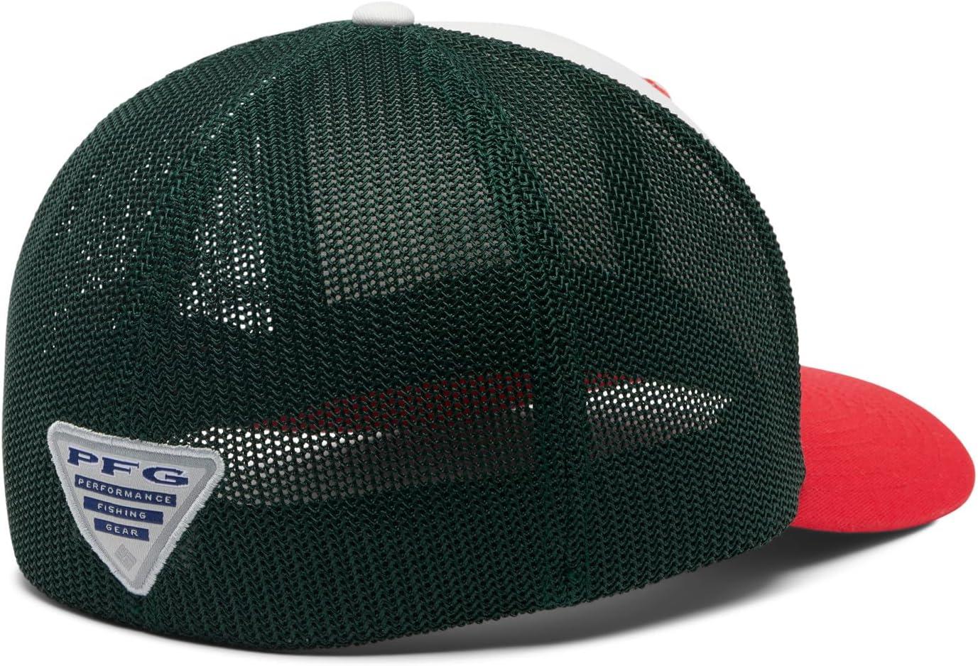 imageColumbia Unisex Adult PFG Logo Mesh Ball CapRed Spark