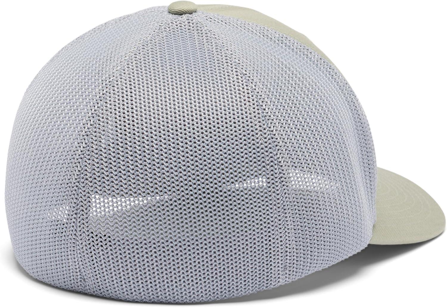 imageColumbia Unisex Adult PFG Logo Mesh Ball CapSafariColumbia Grey