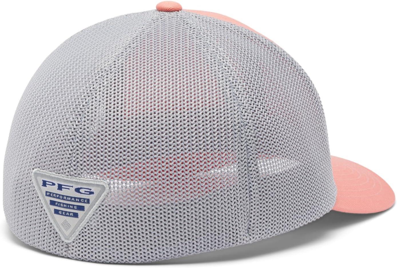 imageColumbia Unisex Adult PFG Logo Mesh Ball CapSalmon