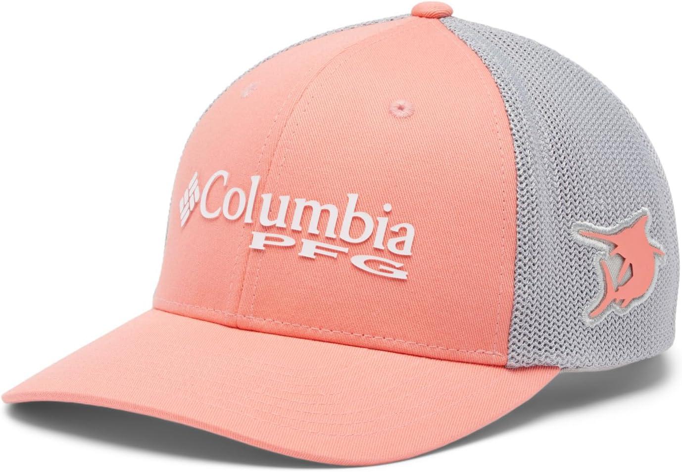 imageColumbia Unisex Adult PFG Logo Mesh Ball CapSalmon