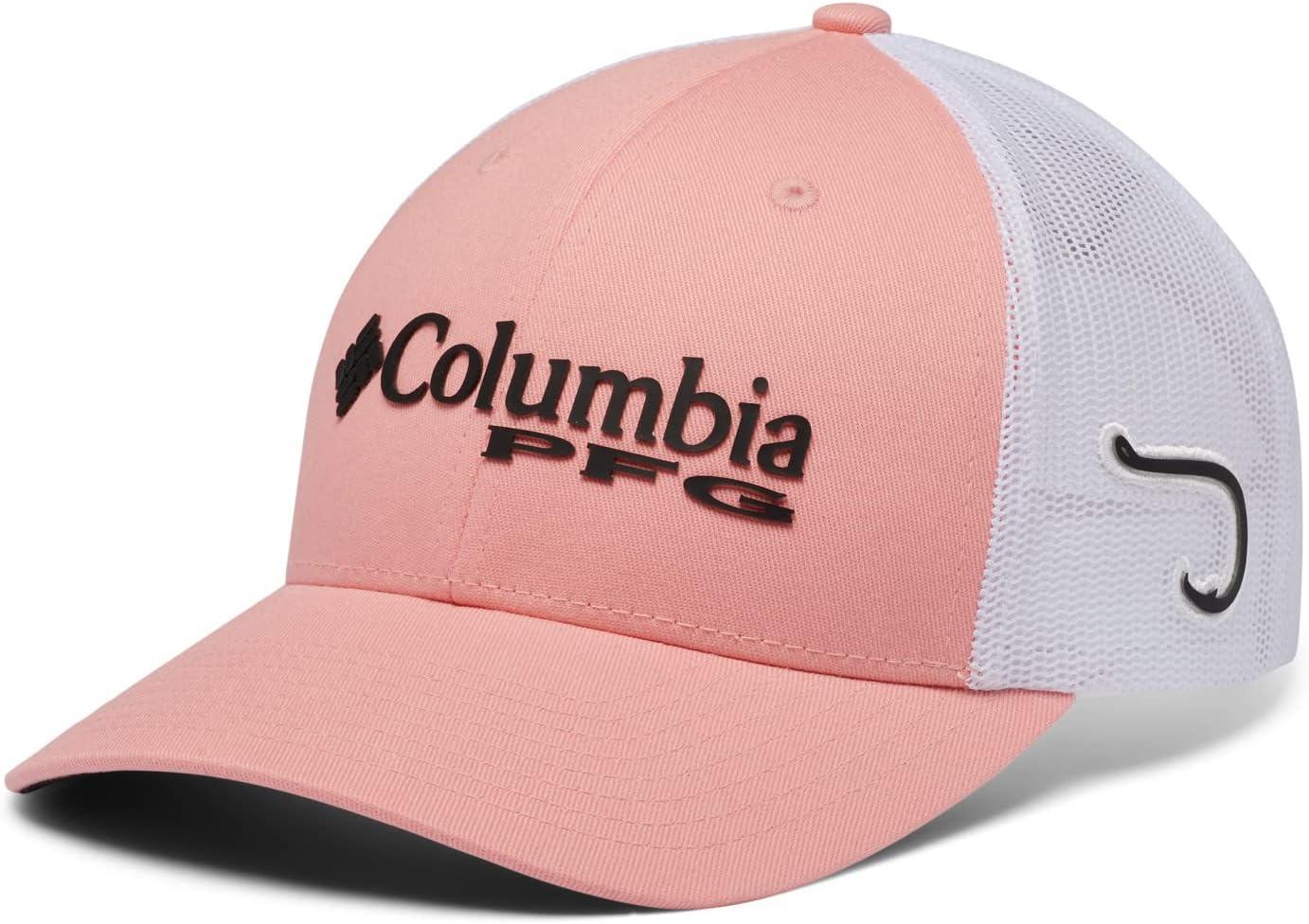 imageColumbia Unisex Adult PFG Logo Mesh Ball CapSorbetBlackHook