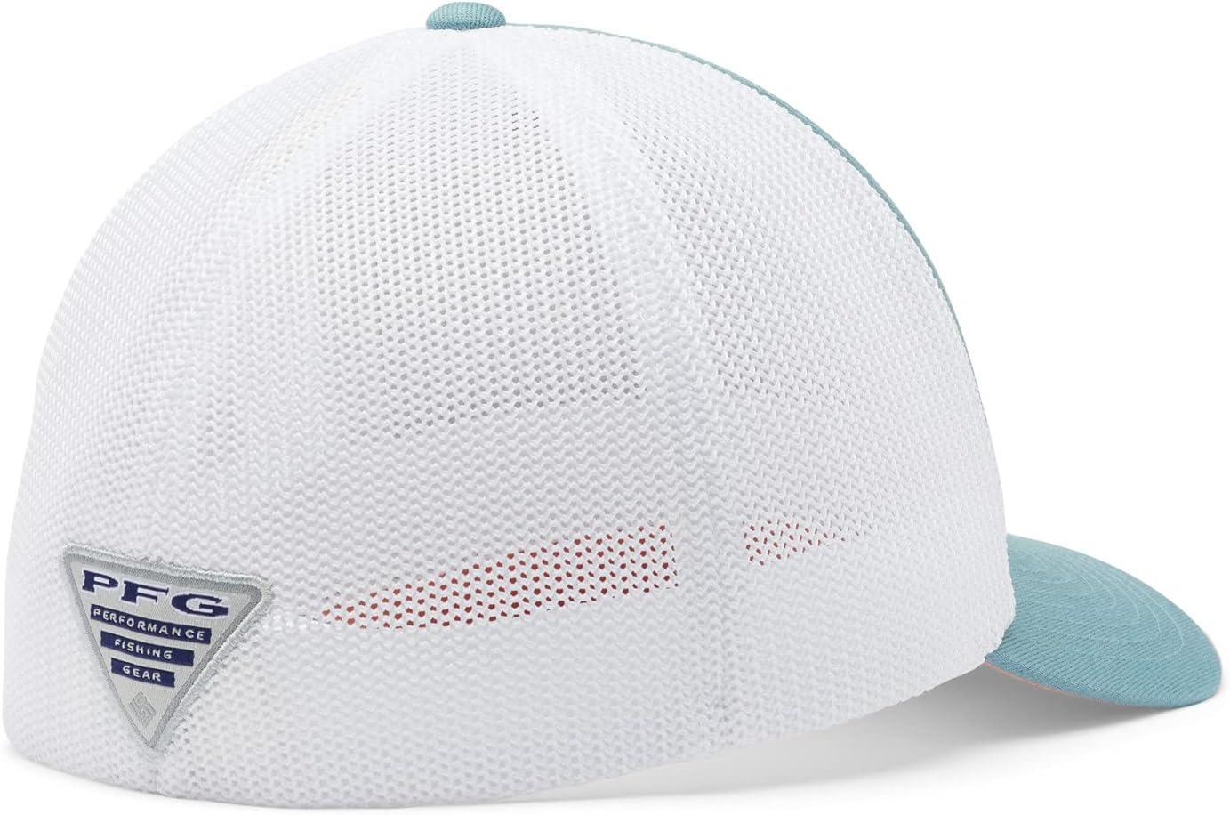 imageColumbia Unisex Adult PFG Logo Mesh Ball CapStormBright NectarBass