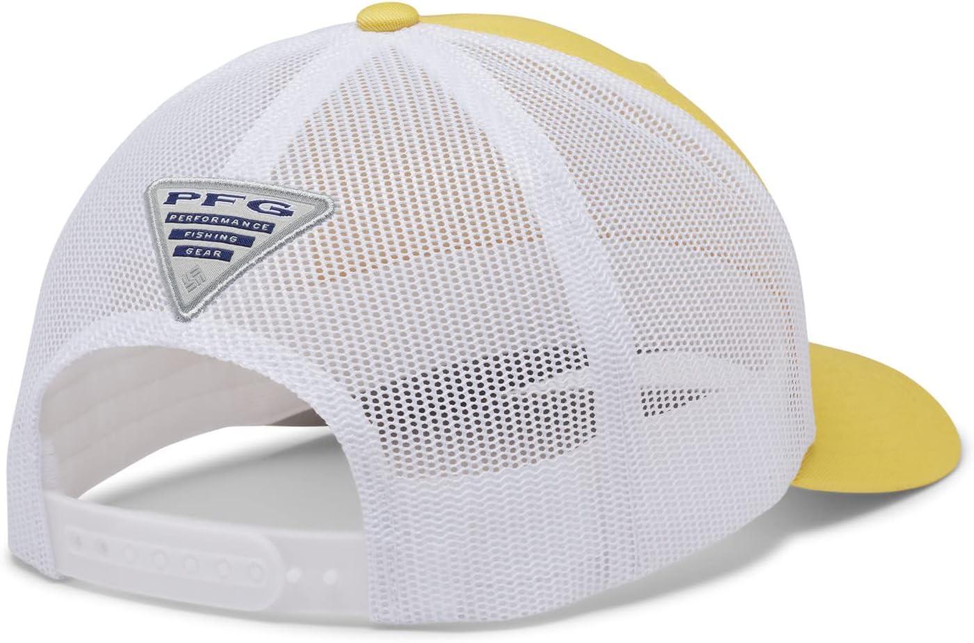 imageColumbia Unisex Adult PFG Logo Mesh Ball CapSun GlowCool GreyMarlin