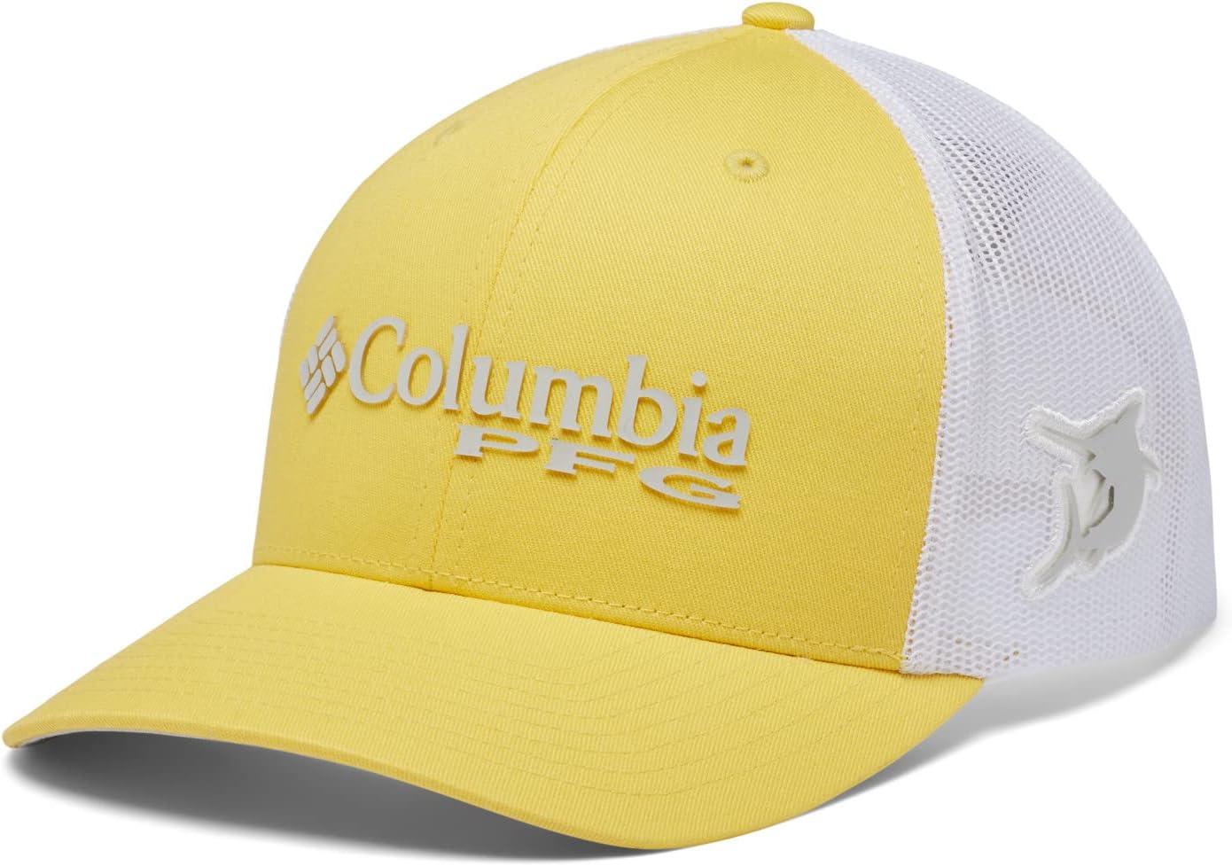 imageColumbia Unisex Adult PFG Logo Mesh Ball CapSun GlowCool GreyMarlin