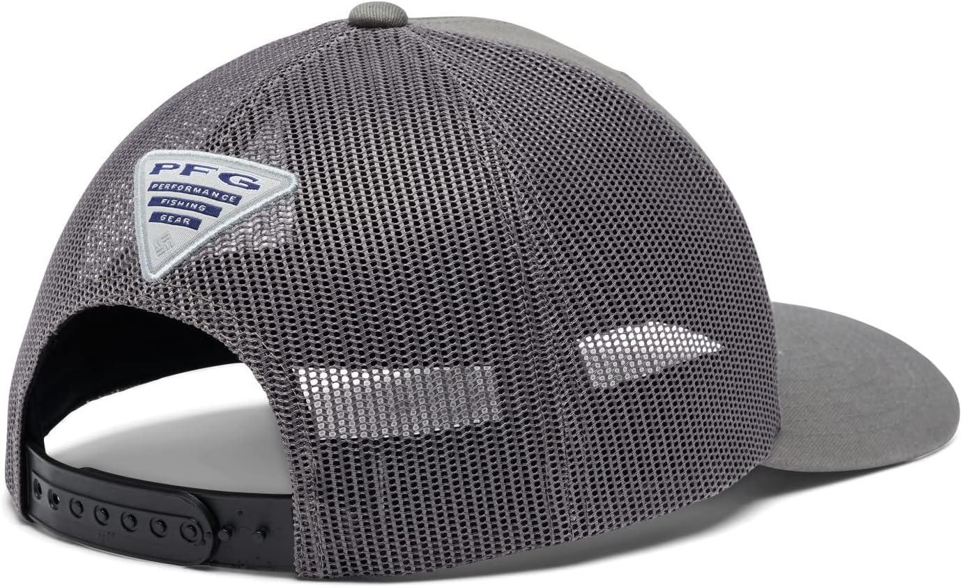 imageColumbia Unisex Adult PFG Logo Mesh Ball CapTitaniumBlackHook