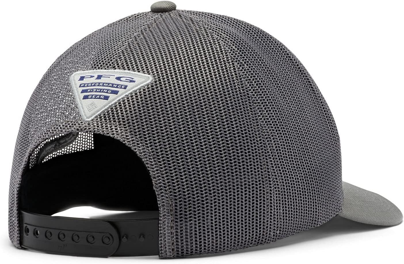 imageColumbia Unisex Adult PFG Logo Mesh Ball CapTitaniumBlackHook