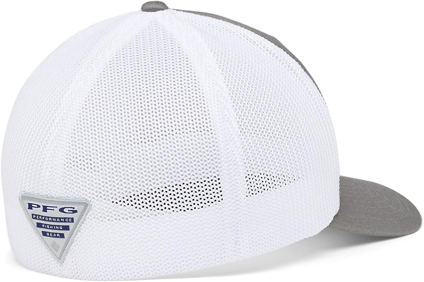 imageColumbia Unisex Adult PFG Logo Mesh Ball CapTitaniumWhite