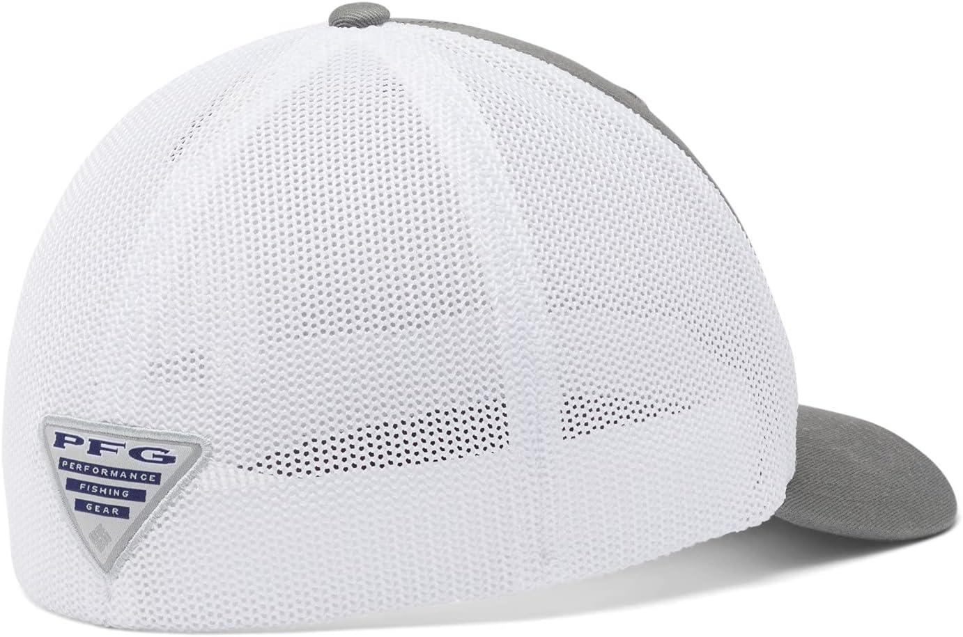 imageColumbia Unisex Adult PFG Logo Mesh Ball CapTitaniumWhite