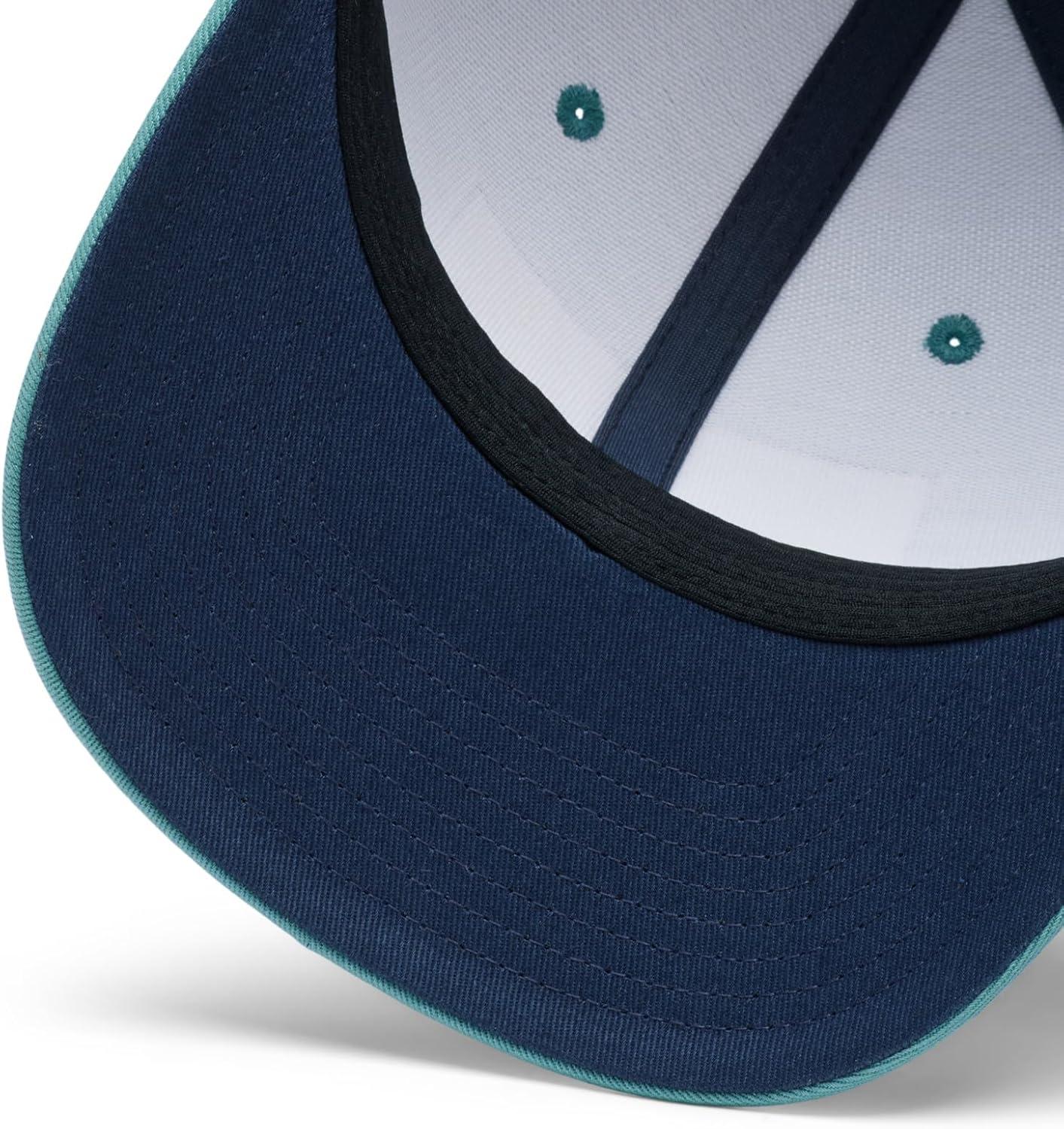 imageColumbia Unisex Adult PFG Logo Mesh Ball CapTranquil Teal Collegiate Navy
