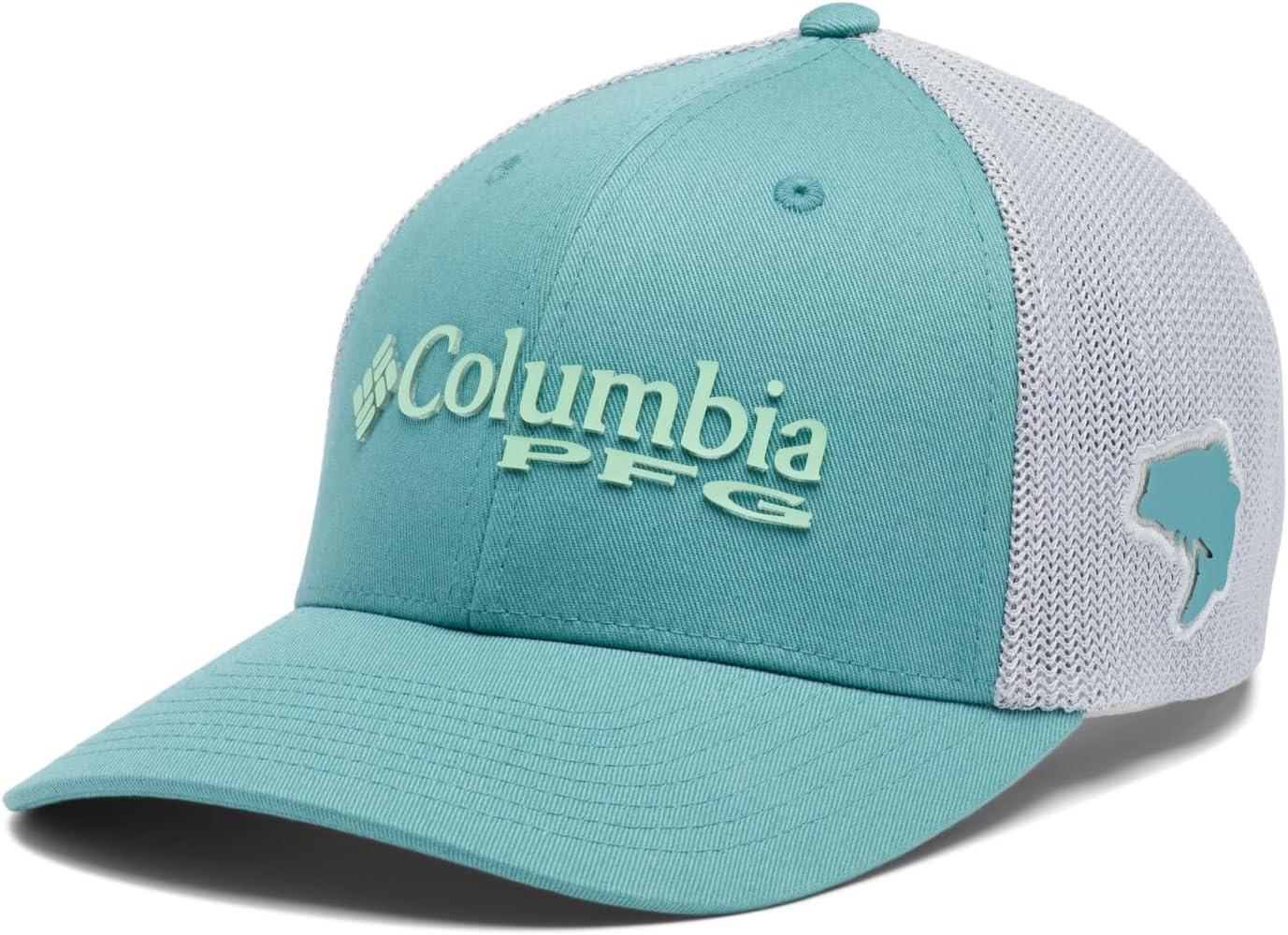 imageColumbia Unisex Adult PFG Logo Mesh Ball CapTranquil TealCool Grey