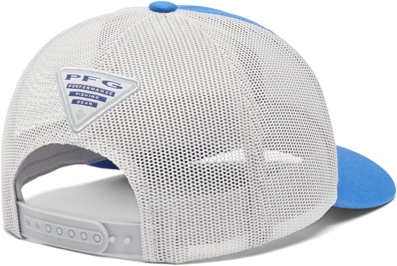 imageColumbia Unisex Adult PFG Logo Mesh Ball CapVivid BlueCool Grey