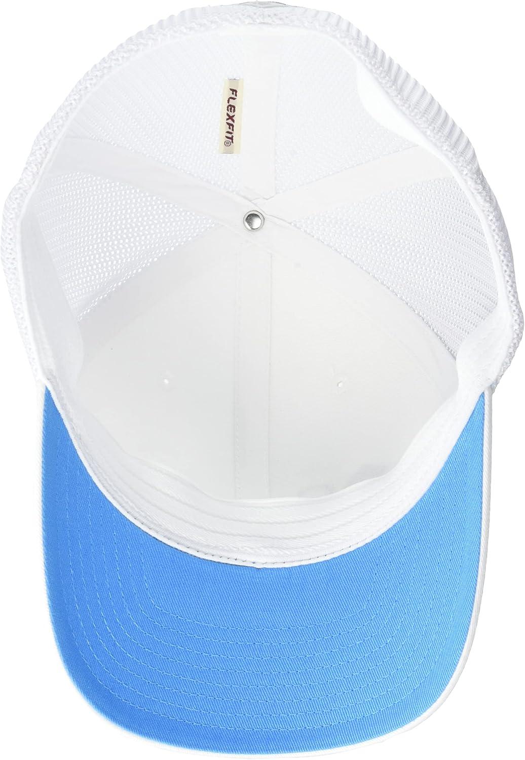 imageColumbia Unisex Adult PFG Logo Mesh Ball CapWhiteRiptide
