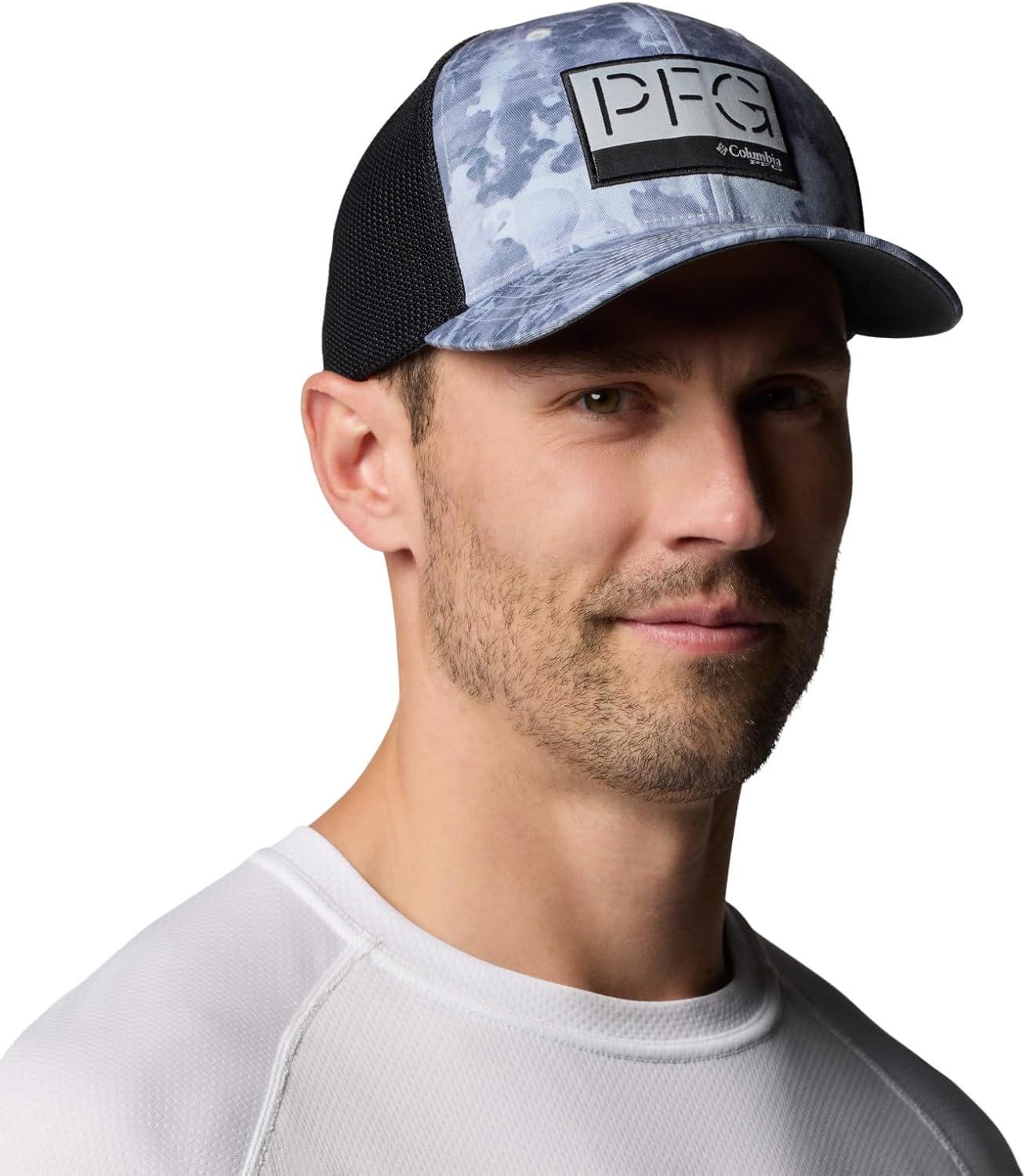 imageColumbia Unisex Camo Mesh Ball CapCool Grey Seamoss Print